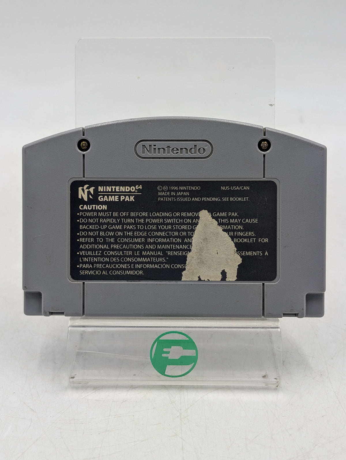 Wayne Gretzky's 3D Hockey Nintendo 64 N64 1996 Video Game Cartridge NUS-NWGE-USA