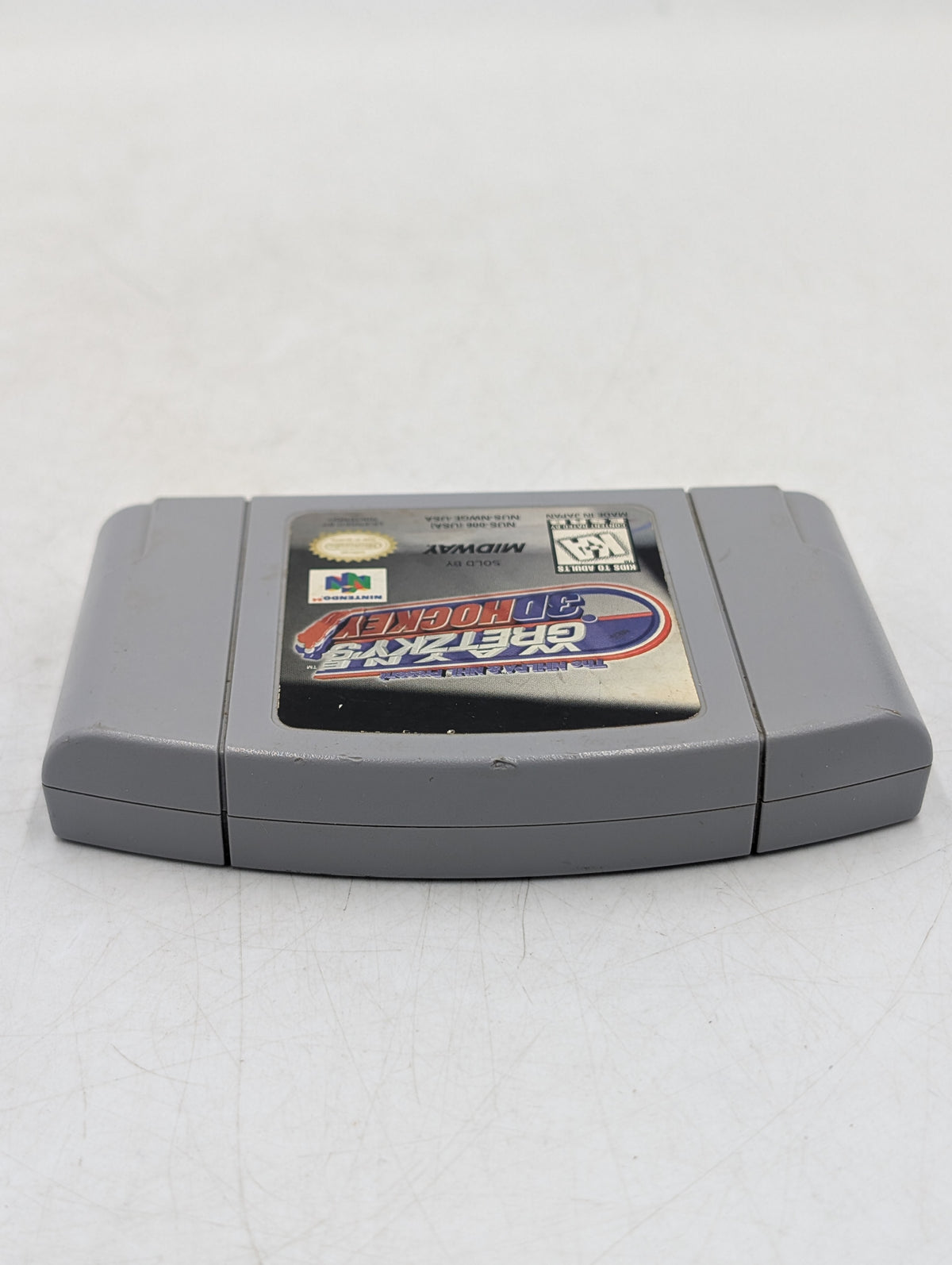 Wayne Gretzky's 3D Hockey Nintendo 64 N64 1996 Video Game Cartridge NUS-NWGE-USA