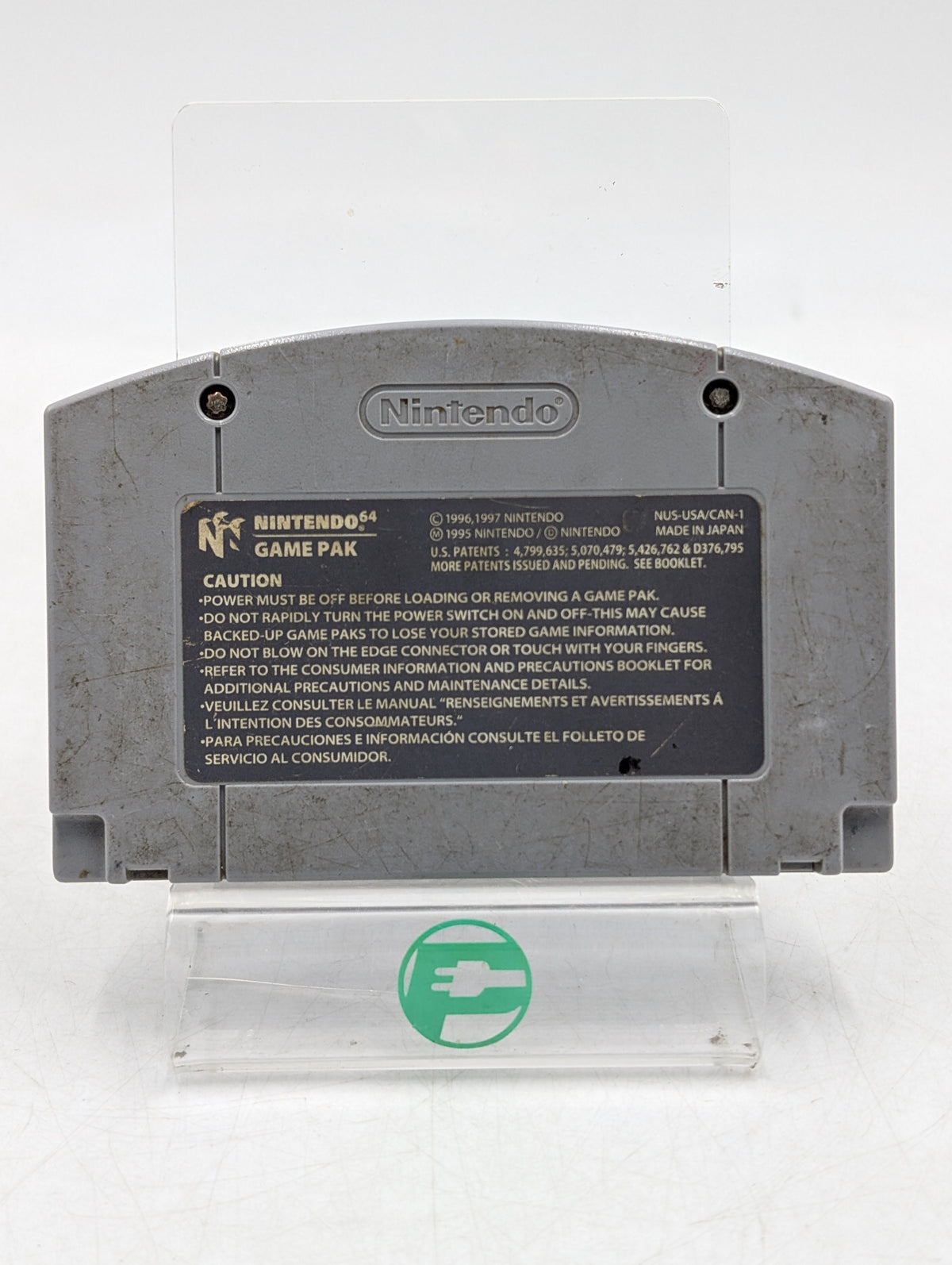 Robotron 64 Nintendo N64 1998 Video Game Cartridge N64-ROBOTRON-64 RETRO RARE