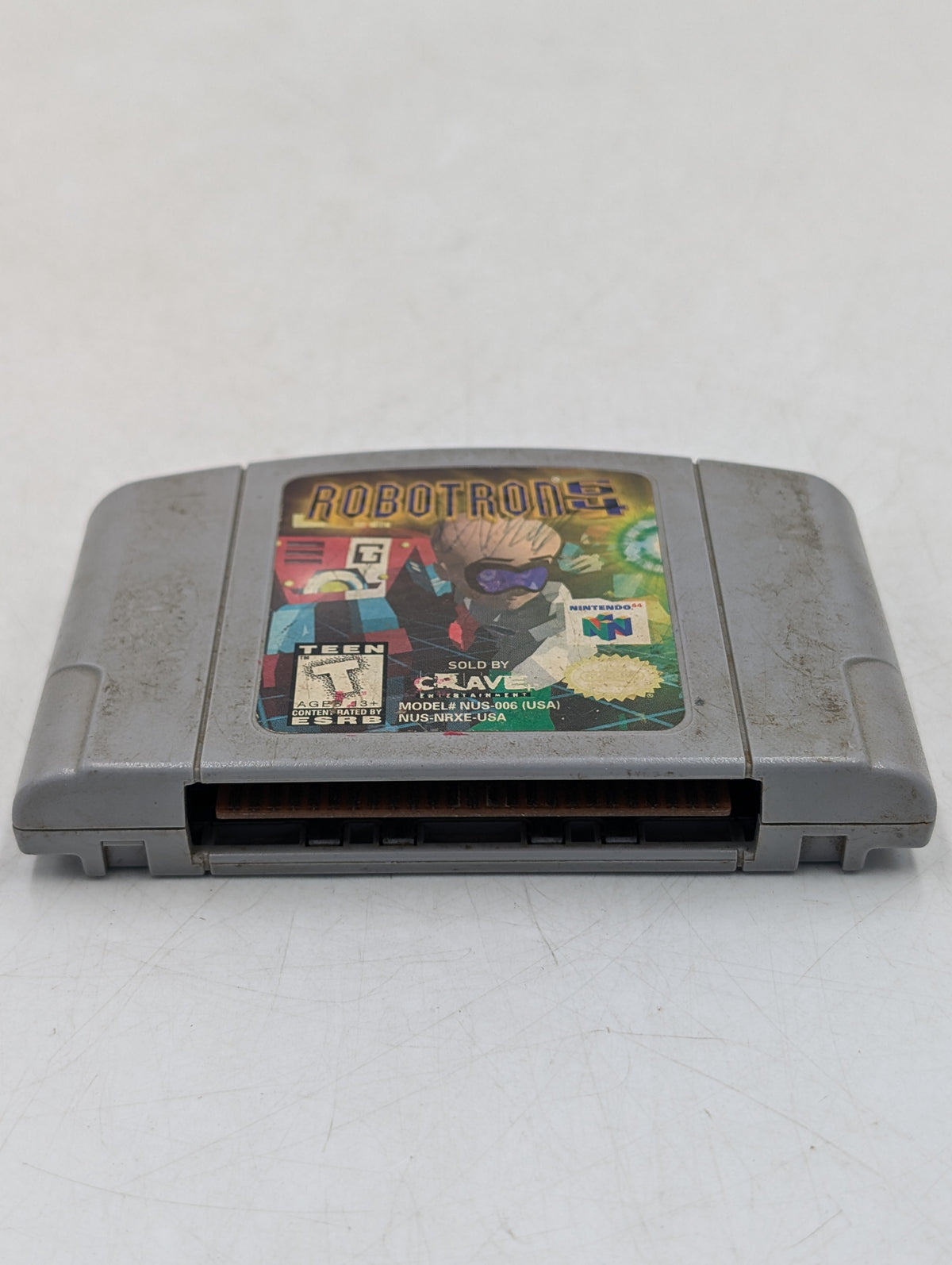 Robotron 64 Nintendo N64 1998 Video Game Cartridge N64-ROBOTRON-64 RETRO RARE