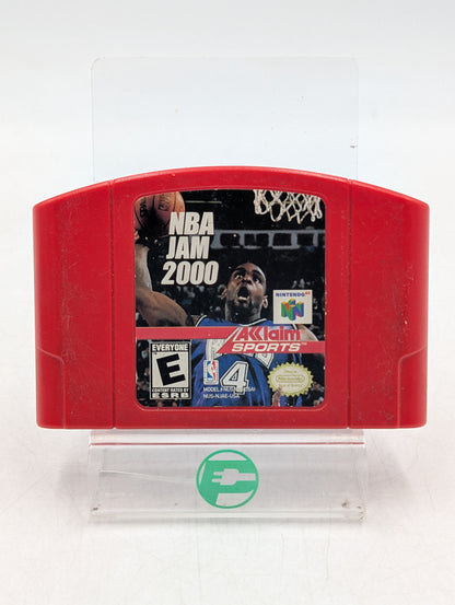 NBA Jam 2000 Nintendo 64 N64 Red 1999 Video Game Cartridge NUS-006 NUS-NJAE-USA