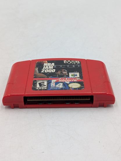 NBA Jam 2000 Nintendo 64 N64 Red 1999 Video Game Cartridge NUS-006 NUS-NJAE-USA