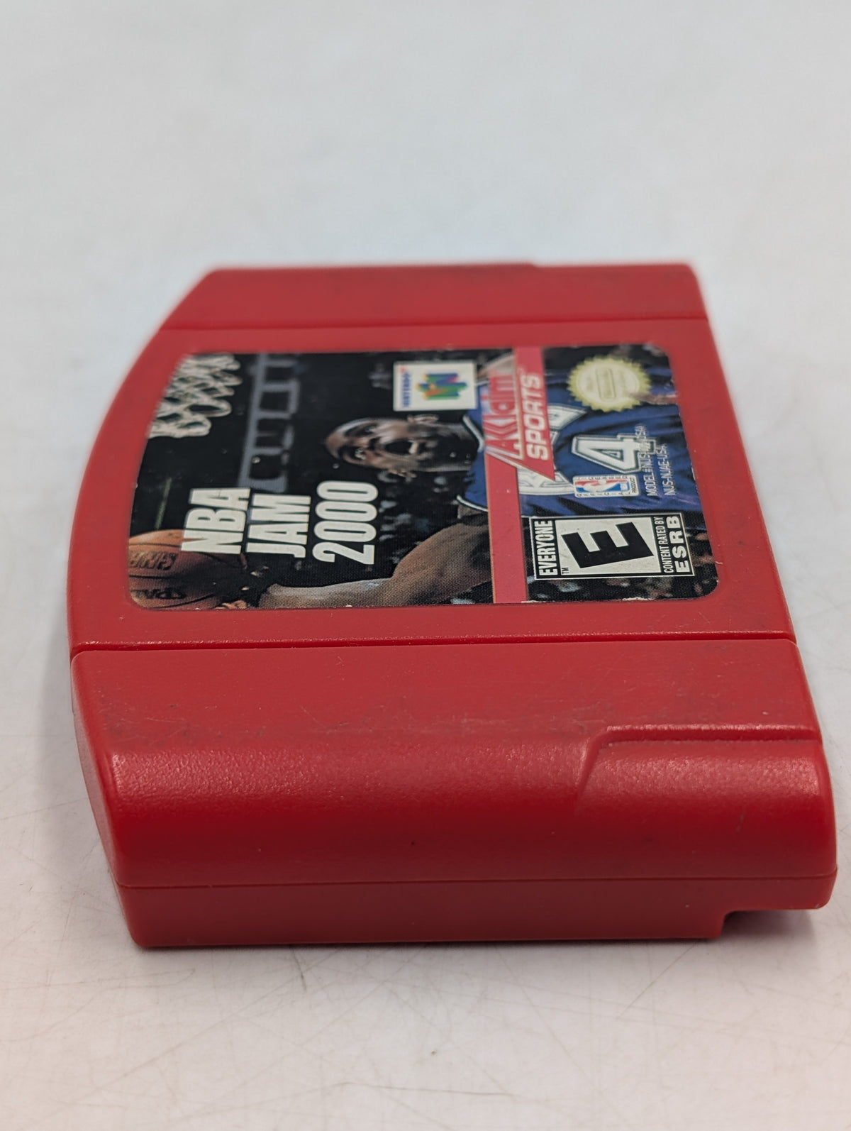 NBA Jam 2000 Nintendo 64 N64 Red 1999 Video Game Cartridge NUS-006 NUS-NJAE-USA