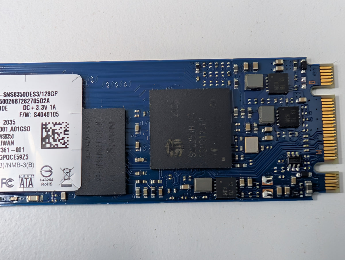 Kingston 128GB M.2 2280 SATA III SSD Solid State Drive L50361-001 350DE Series