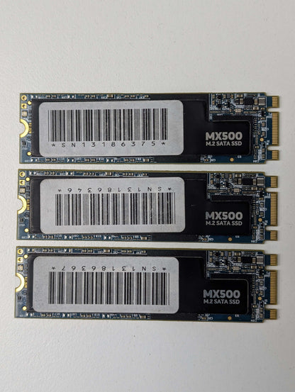 Crucial MX500 250GB M.2 2280 SATA III Solid State Drive SSD CT250MX500SSD4 Lot