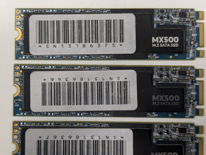 Crucial MX500 250GB M.2 2280 SATA III Solid State Drive SSD CT250MX500SSD4 Lot