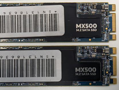 Crucial MX500 250GB M.2 2280 SATA III Solid State Drive SSD CT250MX500SSD4 Lot