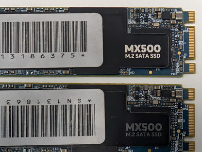 Crucial MX500 250GB M.2 2280 SATA III Solid State Drive SSD CT250MX500SSD4 Lot