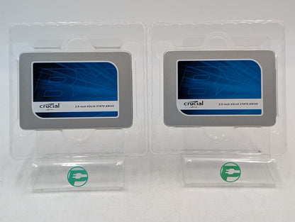 Crucial BX200 960GB 2.5" SATA III Solid State Drive SSD CT960BX200SSD1 Set
