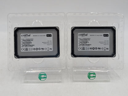 Crucial BX200 960GB 2.5" SATA III Solid State Drive SSD CT960BX200SSD1 Set