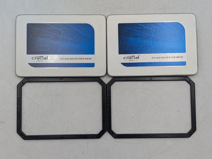 Crucial BX200 960GB 2.5" SATA III Solid State Drive SSD CT960BX200SSD1 Set