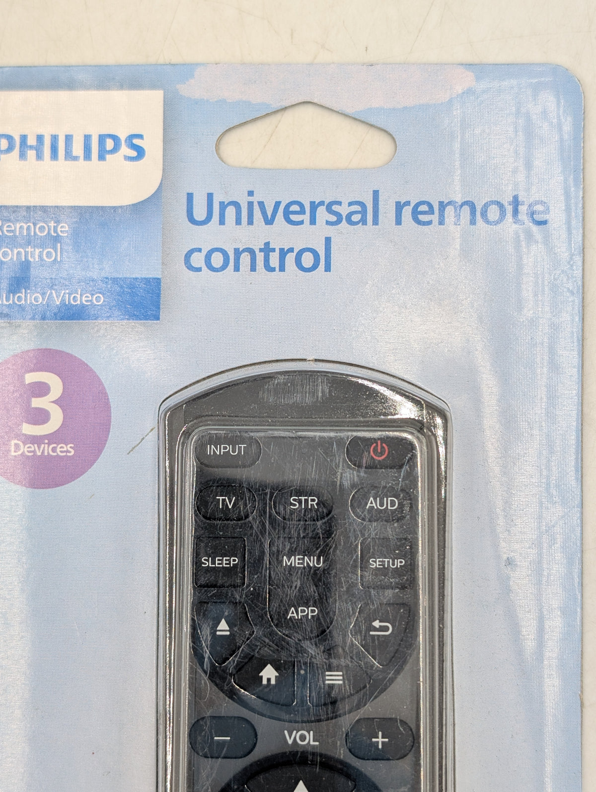 New Philips SRP4322B 3-Device Audio/Video Universal Remote Control SRP4322B/27