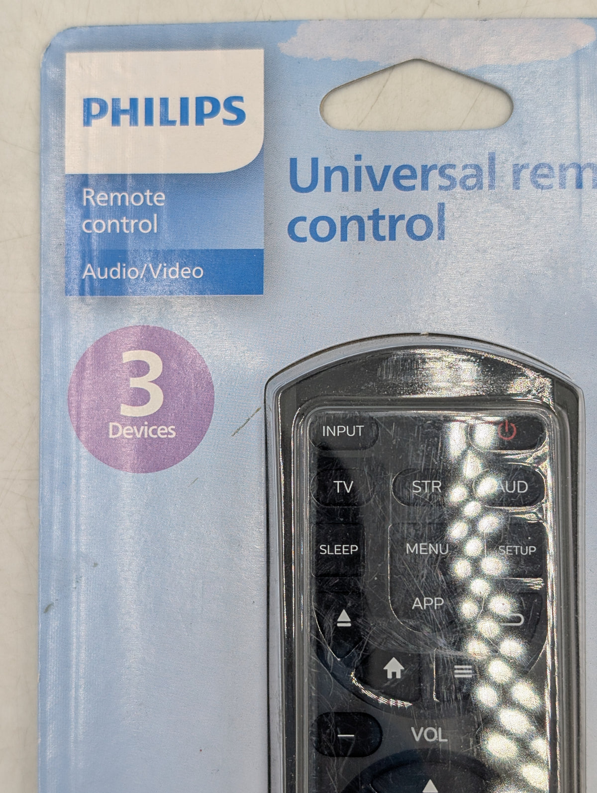 New Philips SRP4322B 3-Device Audio/Video Universal Remote Control SRP4322B/27