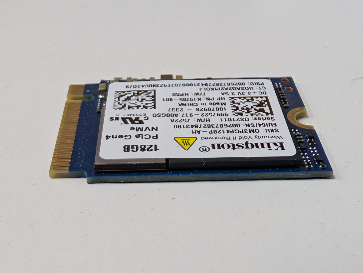 Kingston 128GB NVMe M.2 2230 PCIe Gen4 SSD HP N19705-001 OM3PGP4128P-AH OEM Part