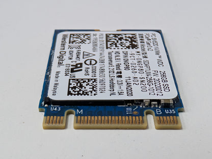 Western Digital PC SN520 256GB NVMe M.2 2230 SSD PCIe Gen3 x2 Solid State Drive